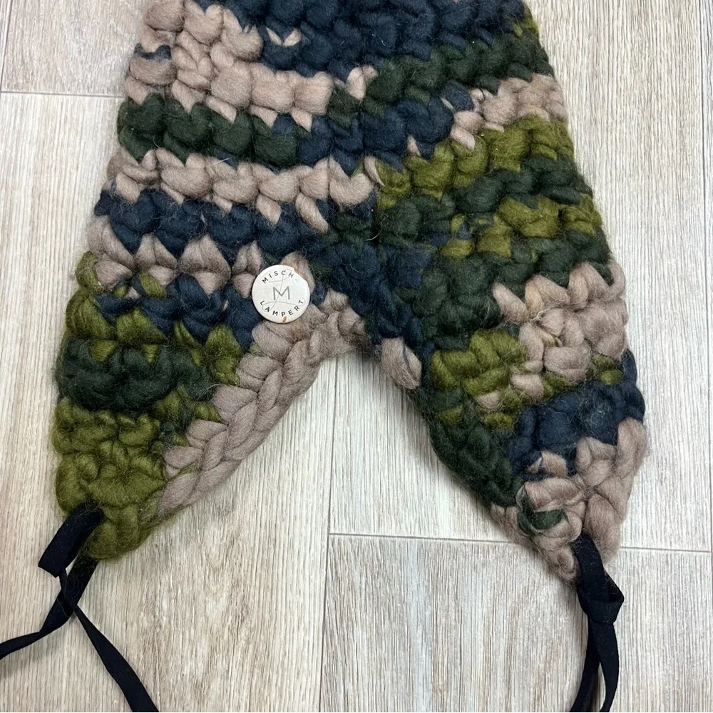 mischa lampert beanie - camo/forest Pom Pom kids